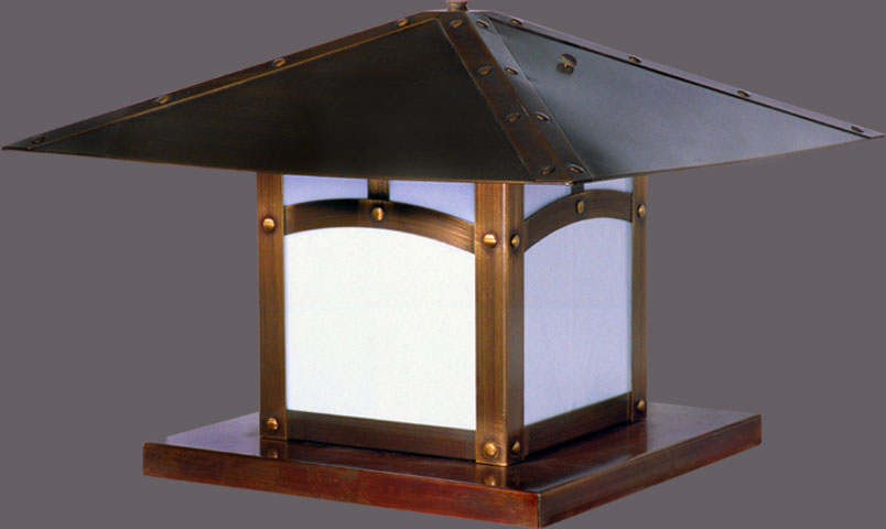 Mission Arts and Crafts Column and Pier Mount SCCM-16