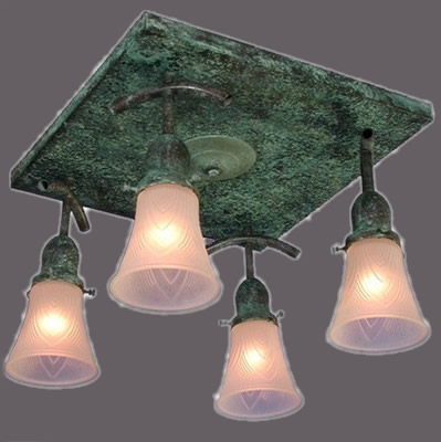 Mission Arts and Crafts Ceiling Mount BSR-4
