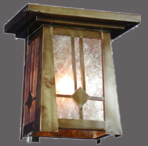 Mission Arts and Crafts Wall Mount Flush J-08