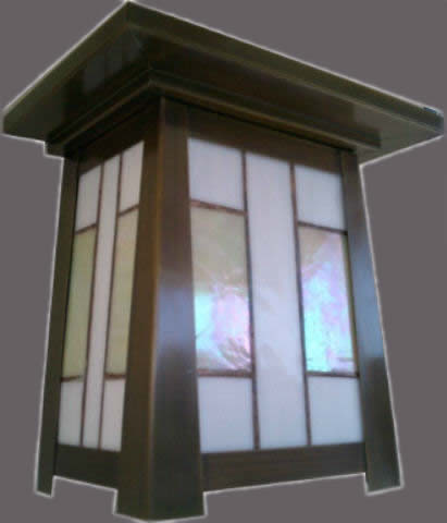 Mission Arts and Crafts Wall Mount Flush J-08-L