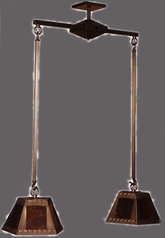 Mission Arts and Crafts Chandeliers K-2
