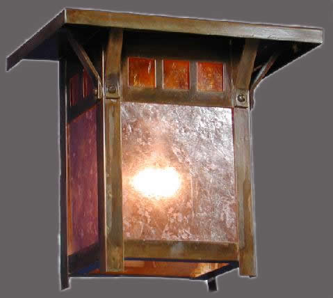 Mission Arts and Crafts Wall Mount Flush P-9