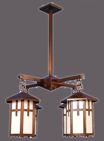 Mission Arts and Crafts Chandeliers TW-2-4